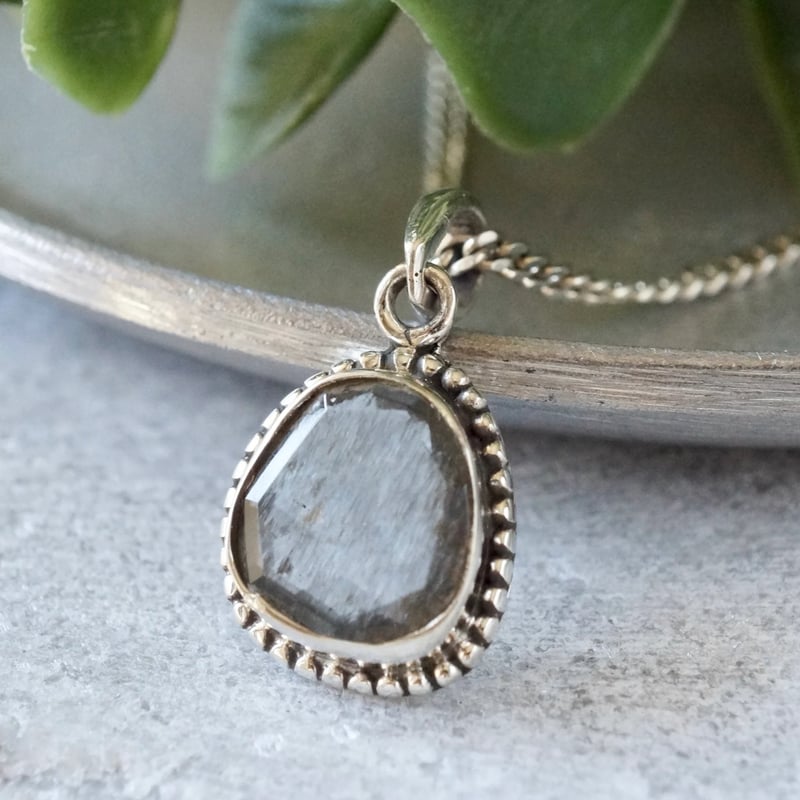 モスアクアマリン ペンダントトップ シルバー925 （sv-813） | Ratna