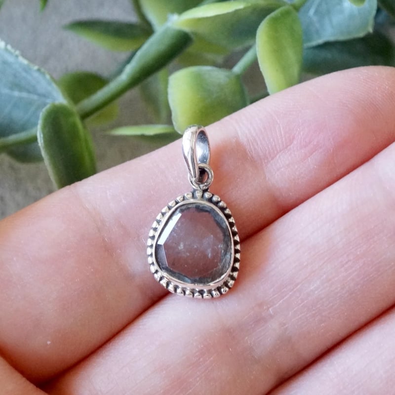 モスアクアマリン ペンダントトップ シルバー925 （sv-813） | Ratna