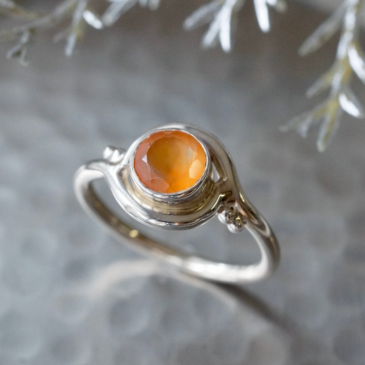 カーネリアン リング シルバー925 11号（sv-935） | Ratna gemstones