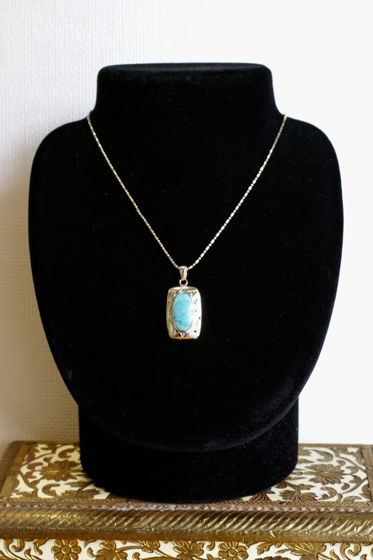 ターコイズ　ペンダントトップ　シルバー ターコイズ ペンダントトップ シルバー925 （sv-219） | Ratna