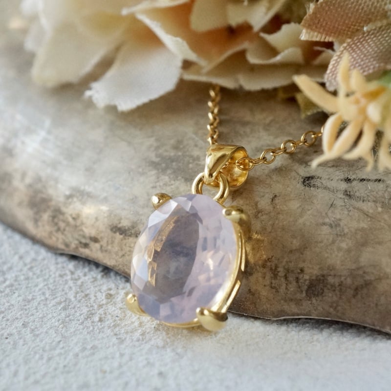 『麗紫』アメジストとスコロライトのマクラメペンダントネックレス 麗紫』アメジストとスコロライトのマクラメペンダントネックレス 麗紫