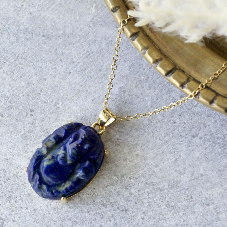 ガネーシャ　ラピスラズリ① India2024・ガネーシャコレクション】ラピスラズリ・ガネーシャ