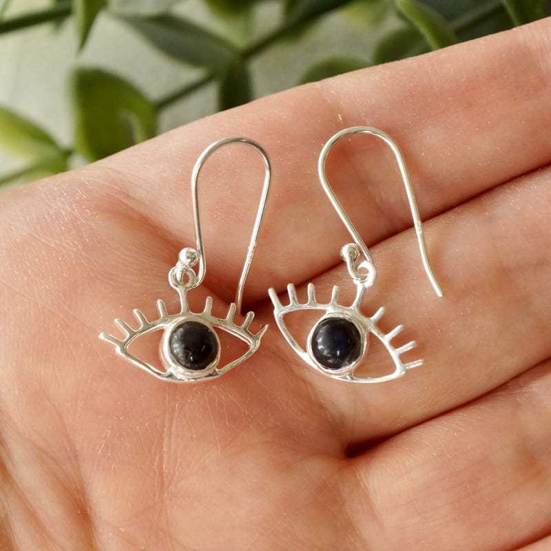 ○タイガーアイ イーヴィルアイ(evil eye) ピアス シルバー925 ○タイガーアイ イーヴィルアイ(evil eye) ピアス シルバー925