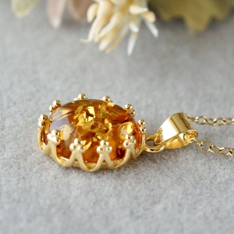 新品未使用　琥珀　ペンダントトップ　S&A jewellery design S&A ポーランド 万博 琥珀 ペンダントトップ 蜂 新品未使用品