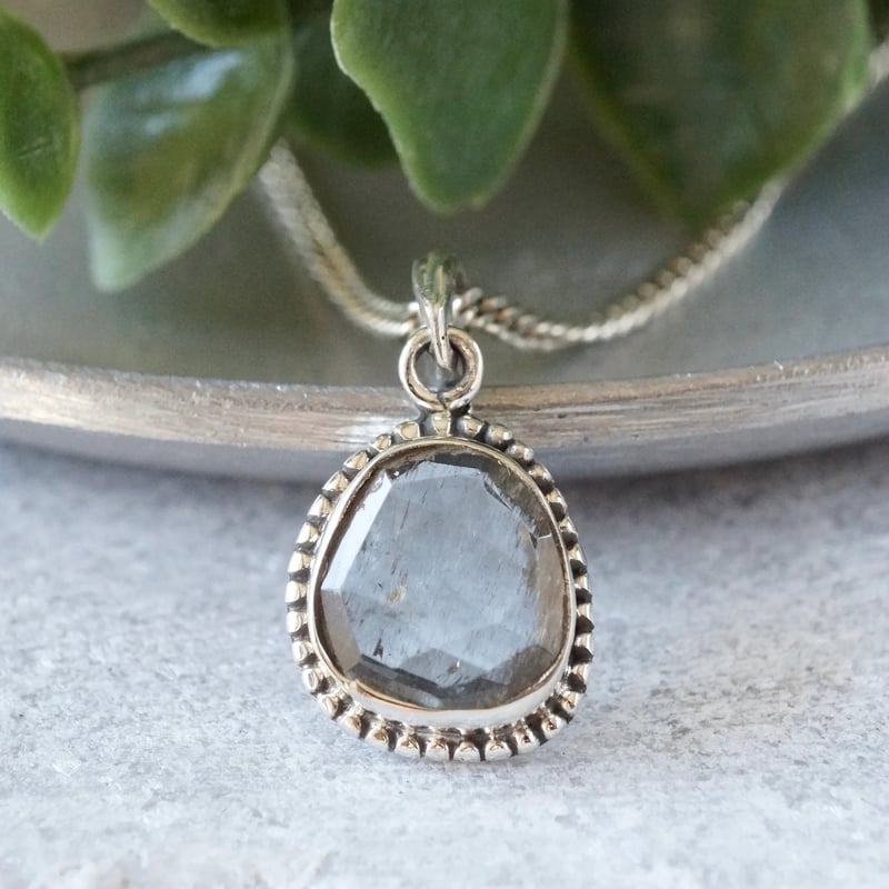 モスアクアマリン ペンダントトップ シルバー925 （sv-813） | Ratna