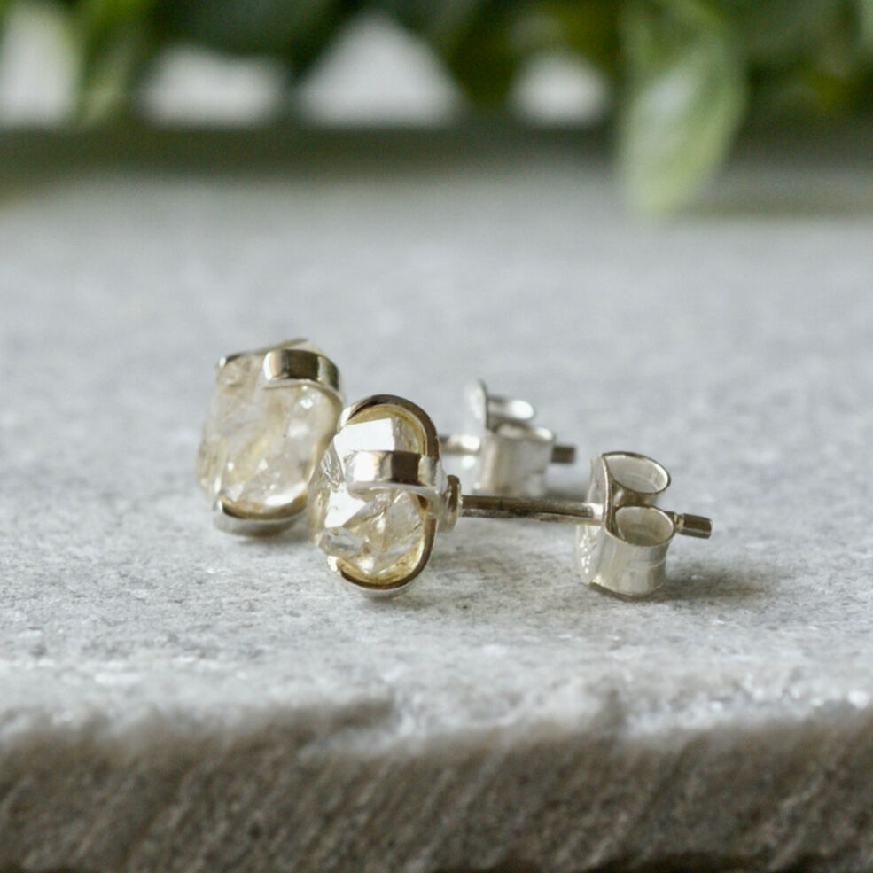 星ラブラドライトとハーキマーダイアモンドのピアスチャーム·͜· ︎︎ 星ラブラドライトとハーキマーダイアモンドのピアスチャーム·͜· ︎︎