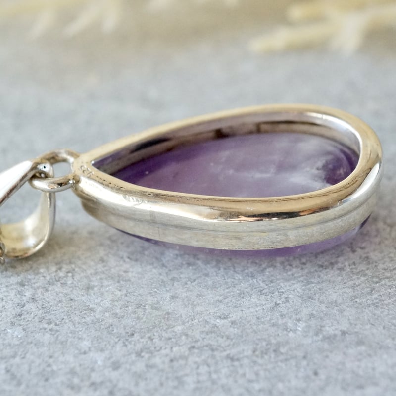 シェブロンアメジスト ペンダントトップ シルバー925（sv-722