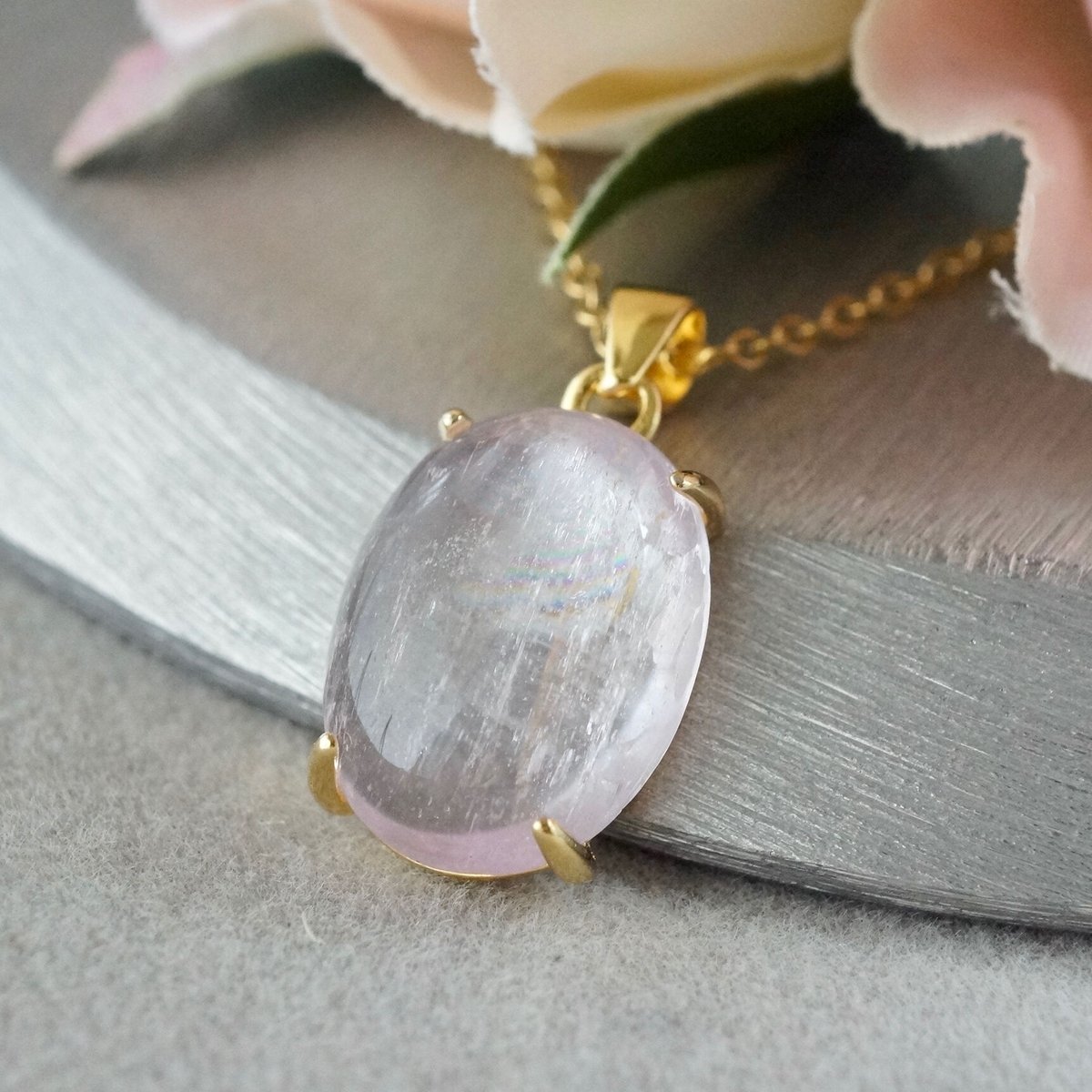 美品 Pt900 クンツァイト12.71ct ピンクトルマリン ペンダントトップ