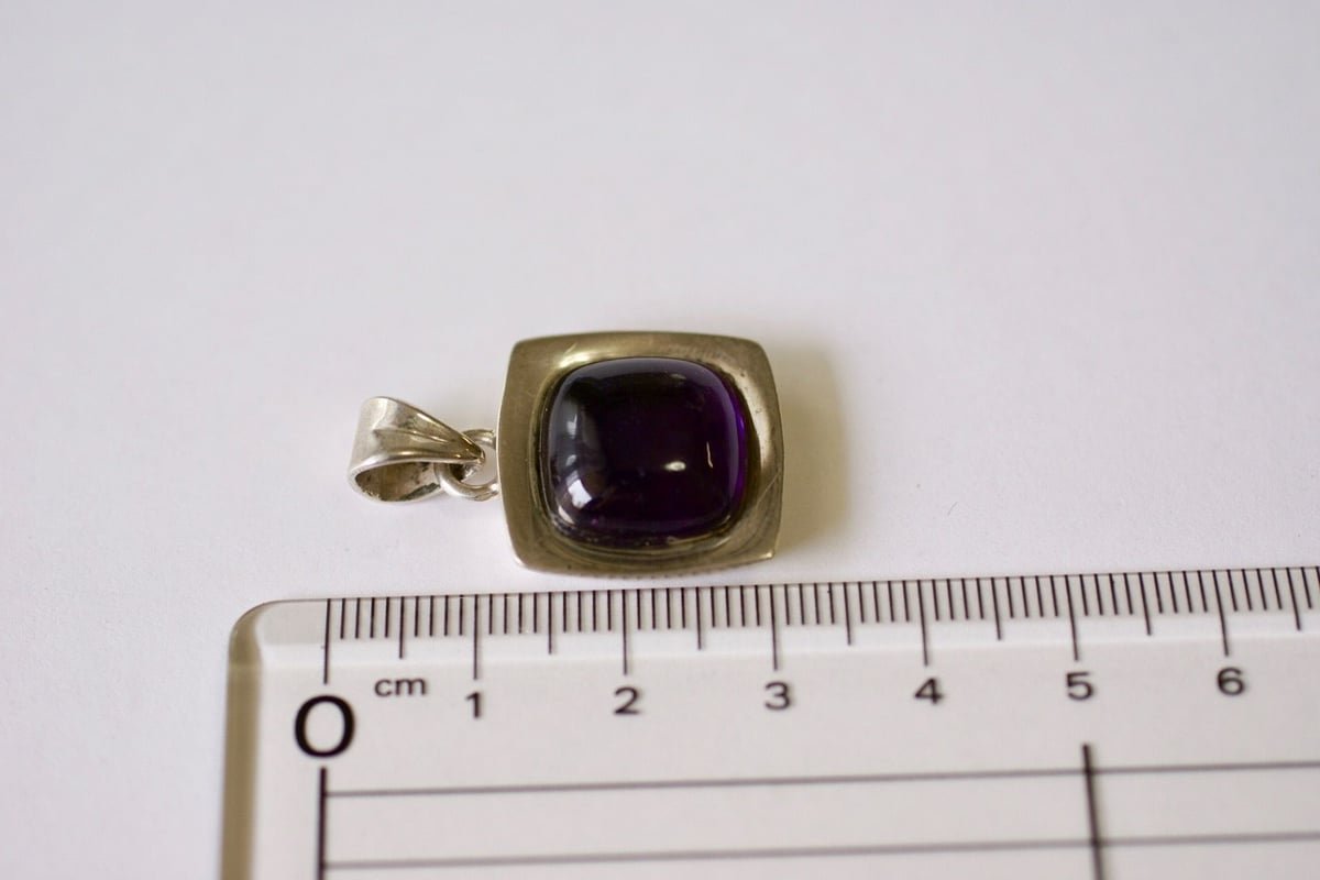 アメジスト 天然石ペンダントトップ シルバー925（a-4） | Ratna gemstones