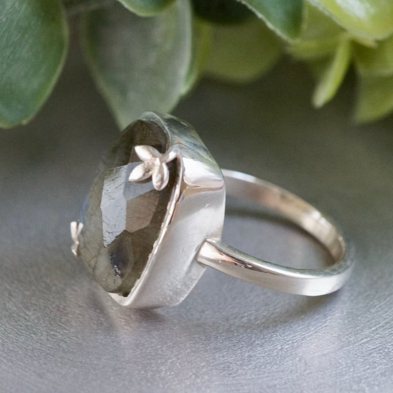 ラブラドライトシルバーリング ラブラドライト シルバーリング 指輪 メンズ ナジャ ネイティブ