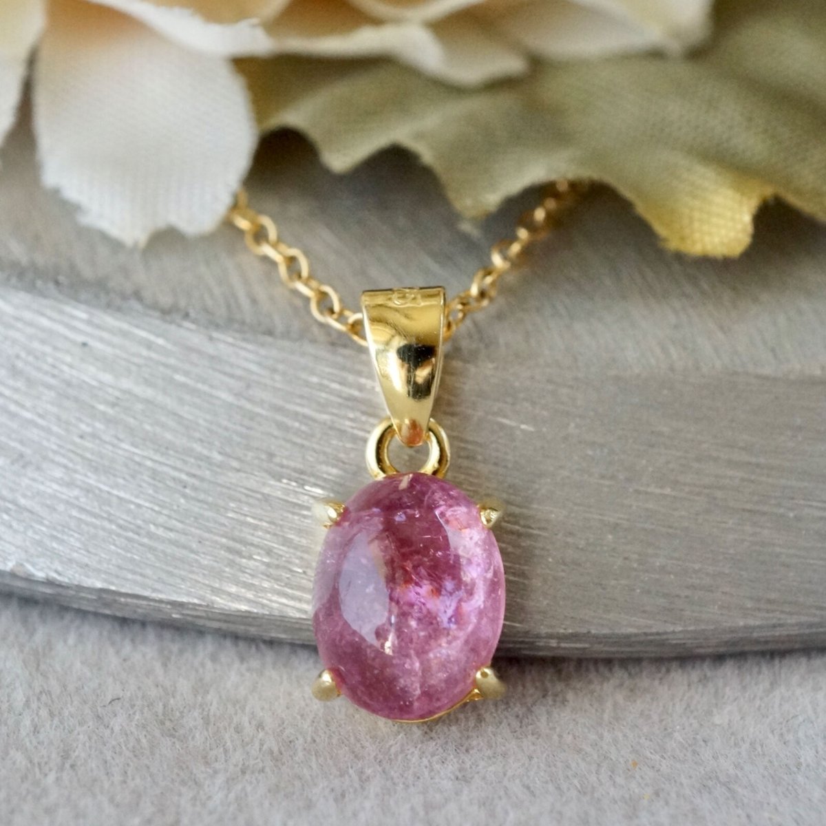 マリエ　天然　ピンクトルマリン　ペアシェイプ　ペンダントトップ　S925 ピンクトルマリン ペアーシェイプ ベゼルフレームリング