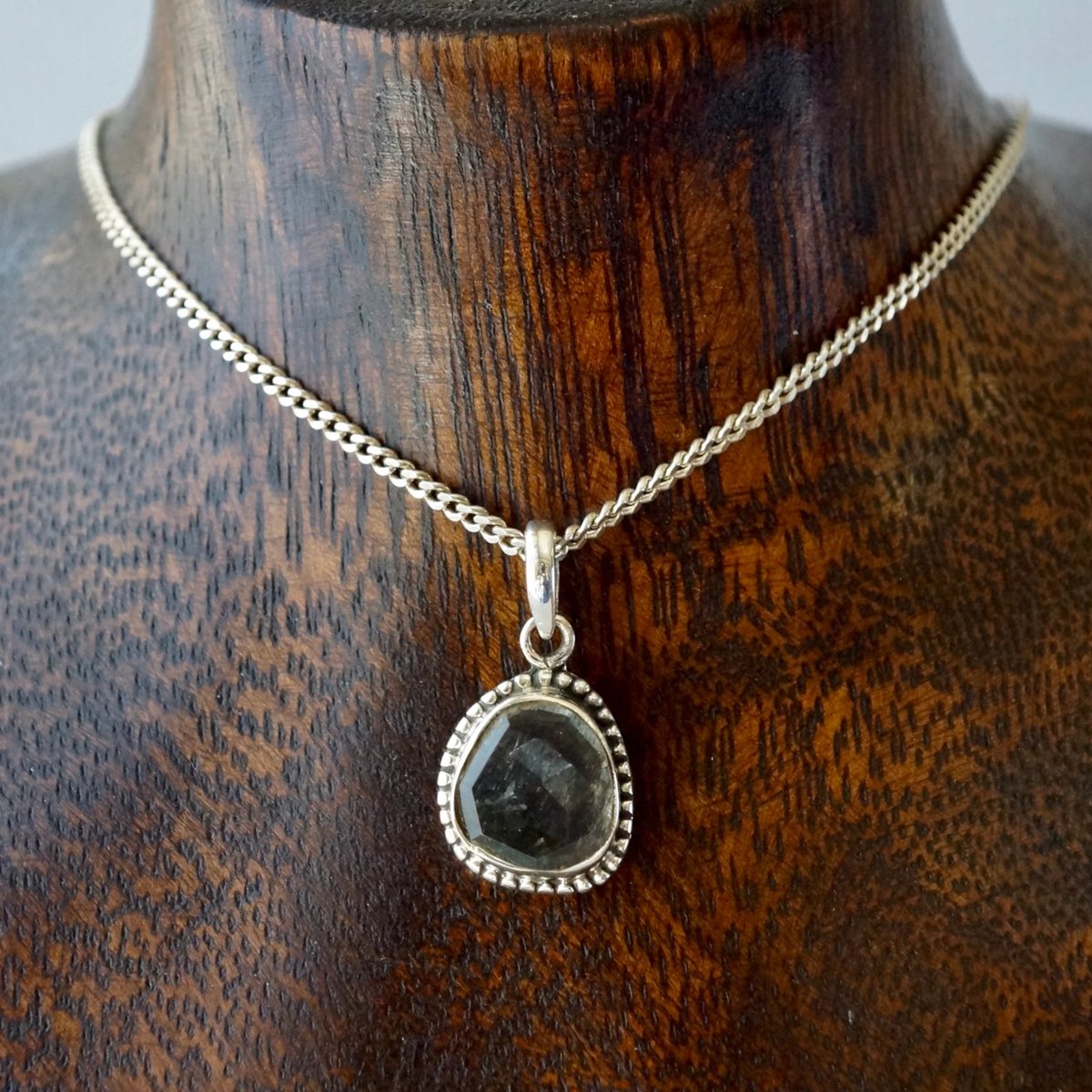 モスアクアマリン ペンダントトップ シルバー925 （sv-813） | Ratna