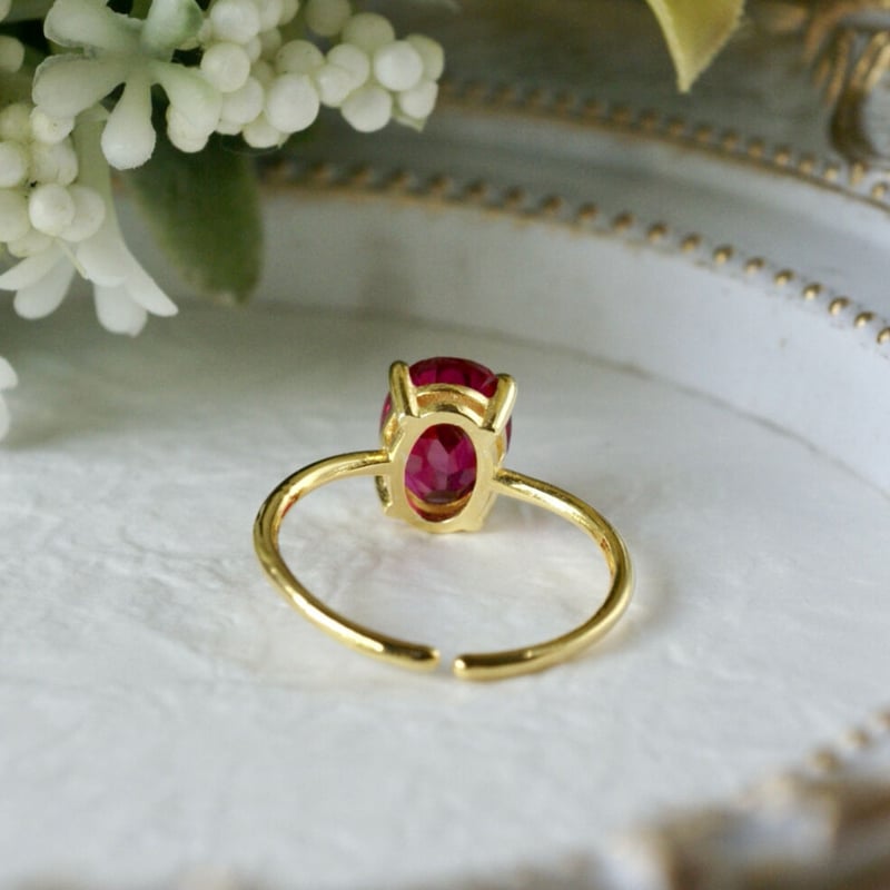 14k ルビー ゴールドリング 13号 楽天市場】【鑑別書】 ルビー 婚 式 プレゼント 両親 ルビー リング