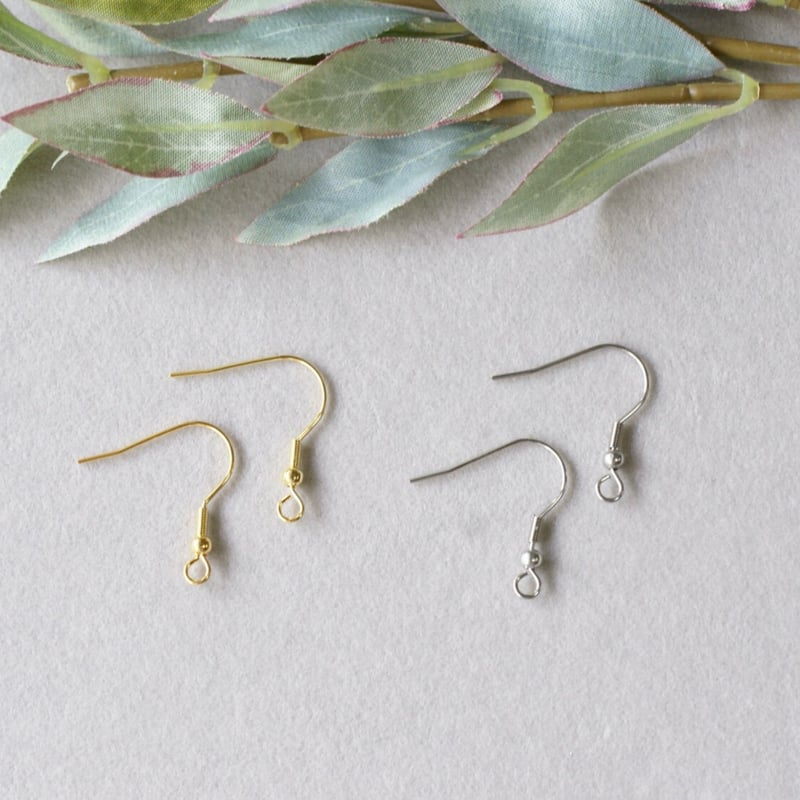 ☆サージカルステンレス フックピアス（ゴールド/シルバー）に変更