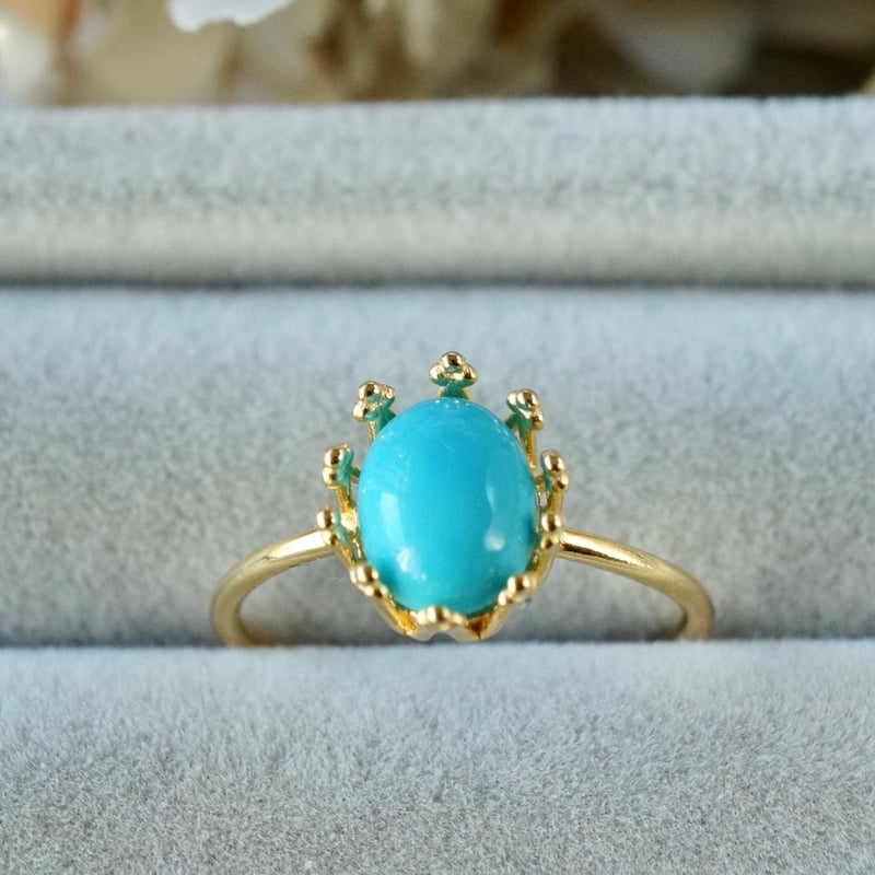 受注制作】△アリゾナターコイズ リング 7号〜フリーサイズ/7号/9号/11