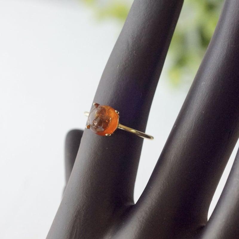 受注制作】ブラウン トルマリン リング 7号〜フリーサイズ/7号/9号/11