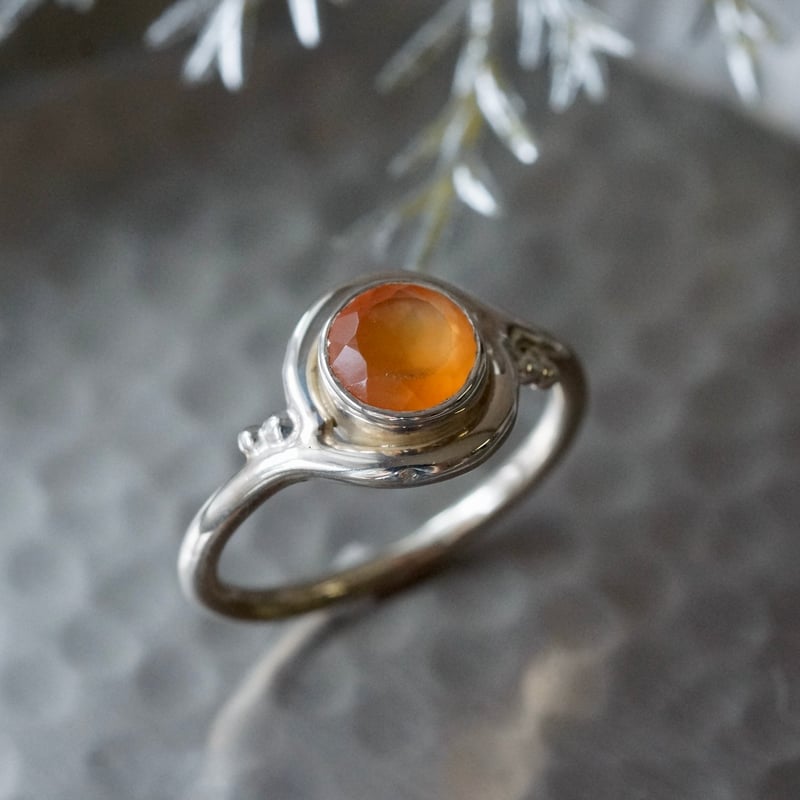 カーネリアン リング シルバー925 11号（sv-935） | Ratna gemstones