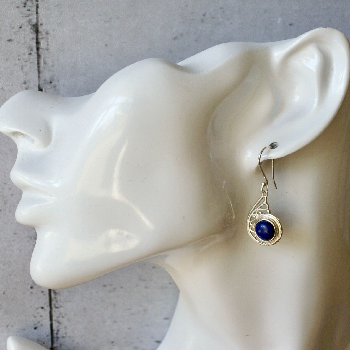 天然石ピアス　ラピスラズリ　4pcs 大粒 ブルー　SV925刻印 天然石ピアス ラピスラズリ 4pcs 大粒 ブルー SV925刻印