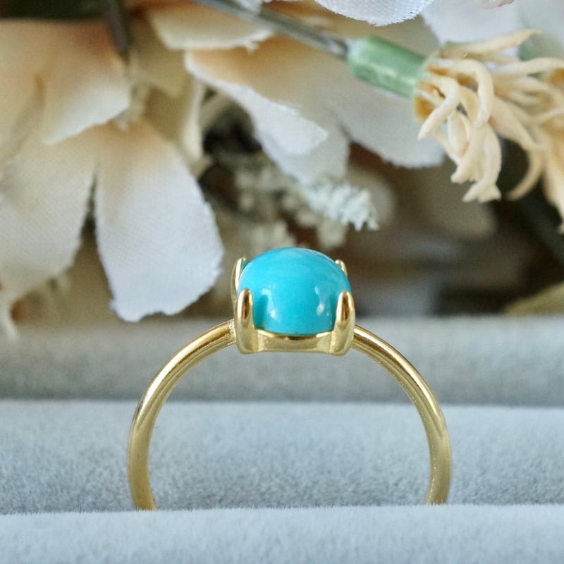 受注制作】△アリゾナターコイズ リング 7号〜フリーサイズ/7号/9号/11