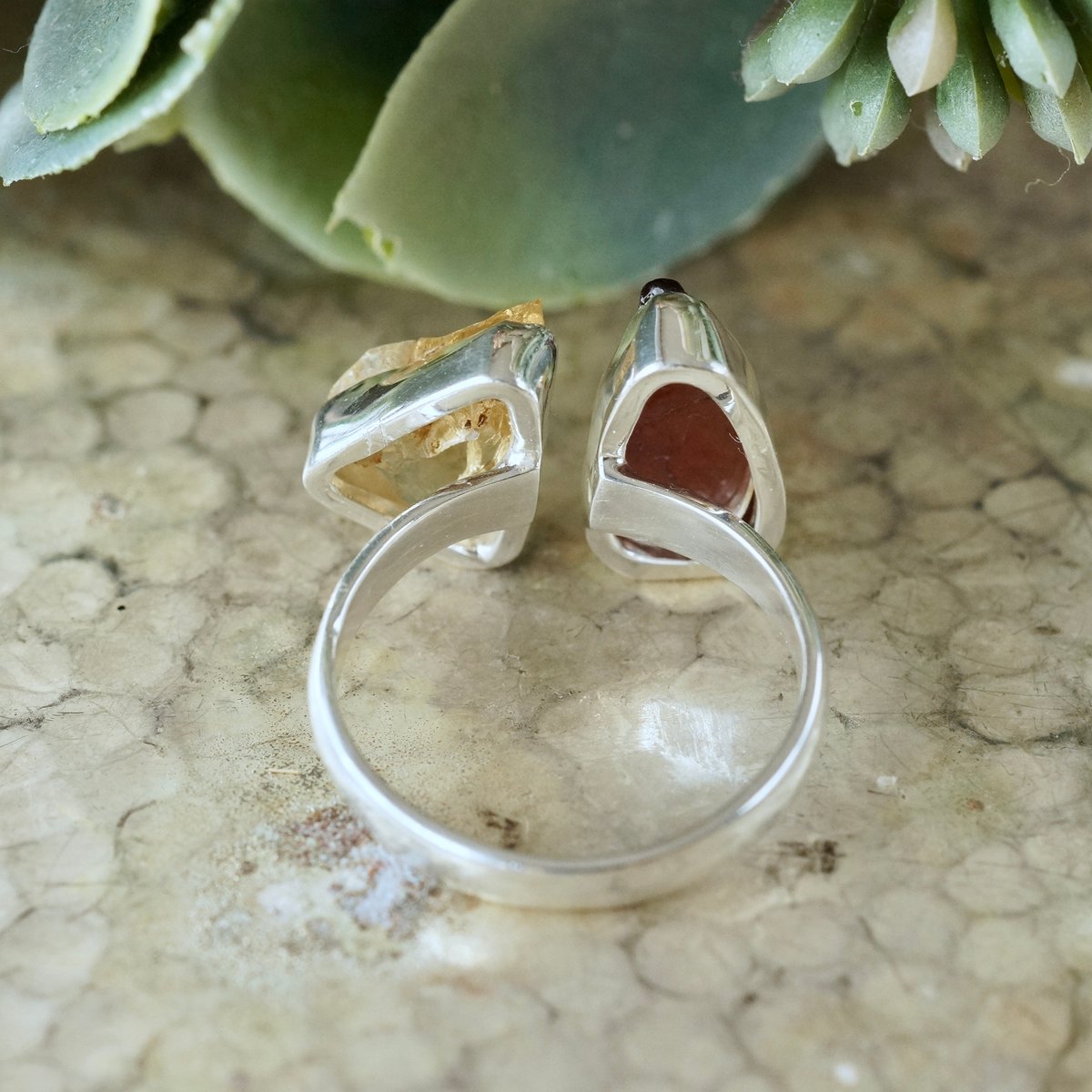 032 花をモチーフにした ガーネット 天然石 シルバー 925 リング 14 リング レディース シルバー925 天然石 ガーネット キュービック