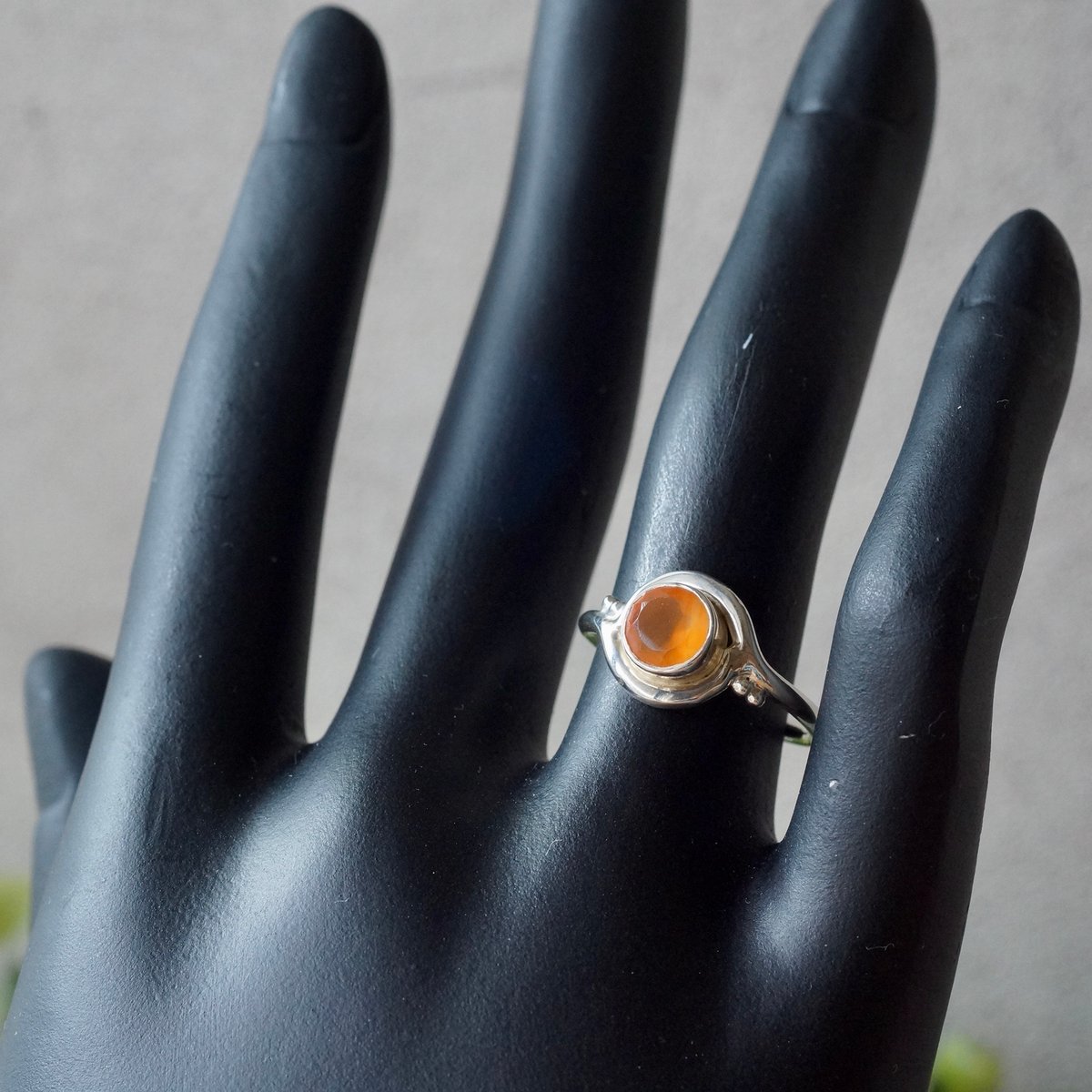 カーネリアン リング シルバー925 11号（sv-935） | Ratna gemstones