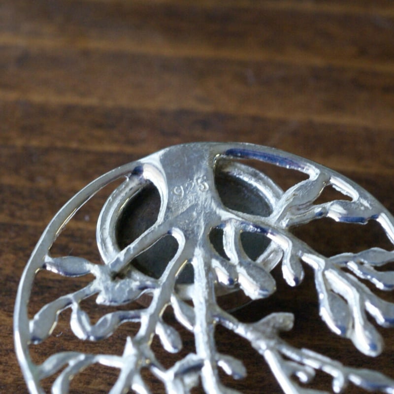 ラリマー・生命の樹デザインネックレス ( MT76) ラリマー・生命の樹デザインネックレス (MT76)