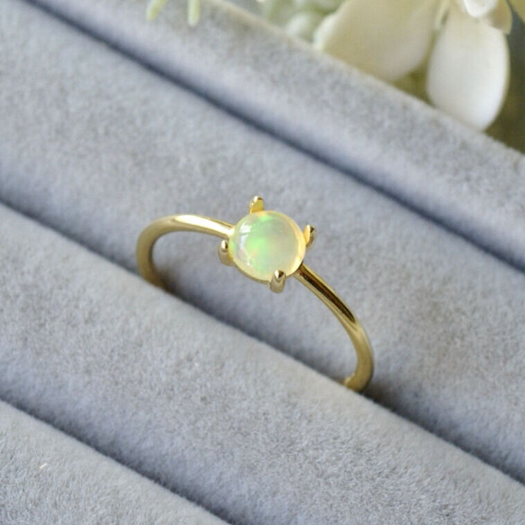 1点物☆エチオピアオパールリング　silver925 サイズ13号 エチオピアオパール エスニックリング シルバー925 10号/11号