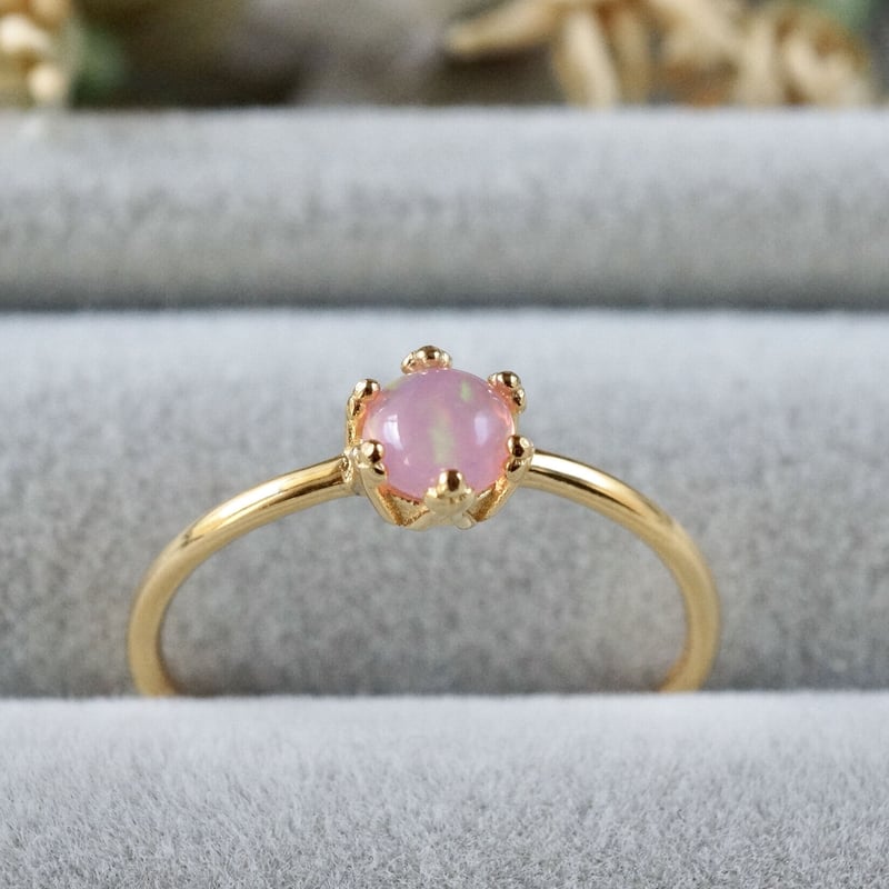 【専用】金箔ローゼンジカービング ピンクオパール imgrc0086998212.jpg