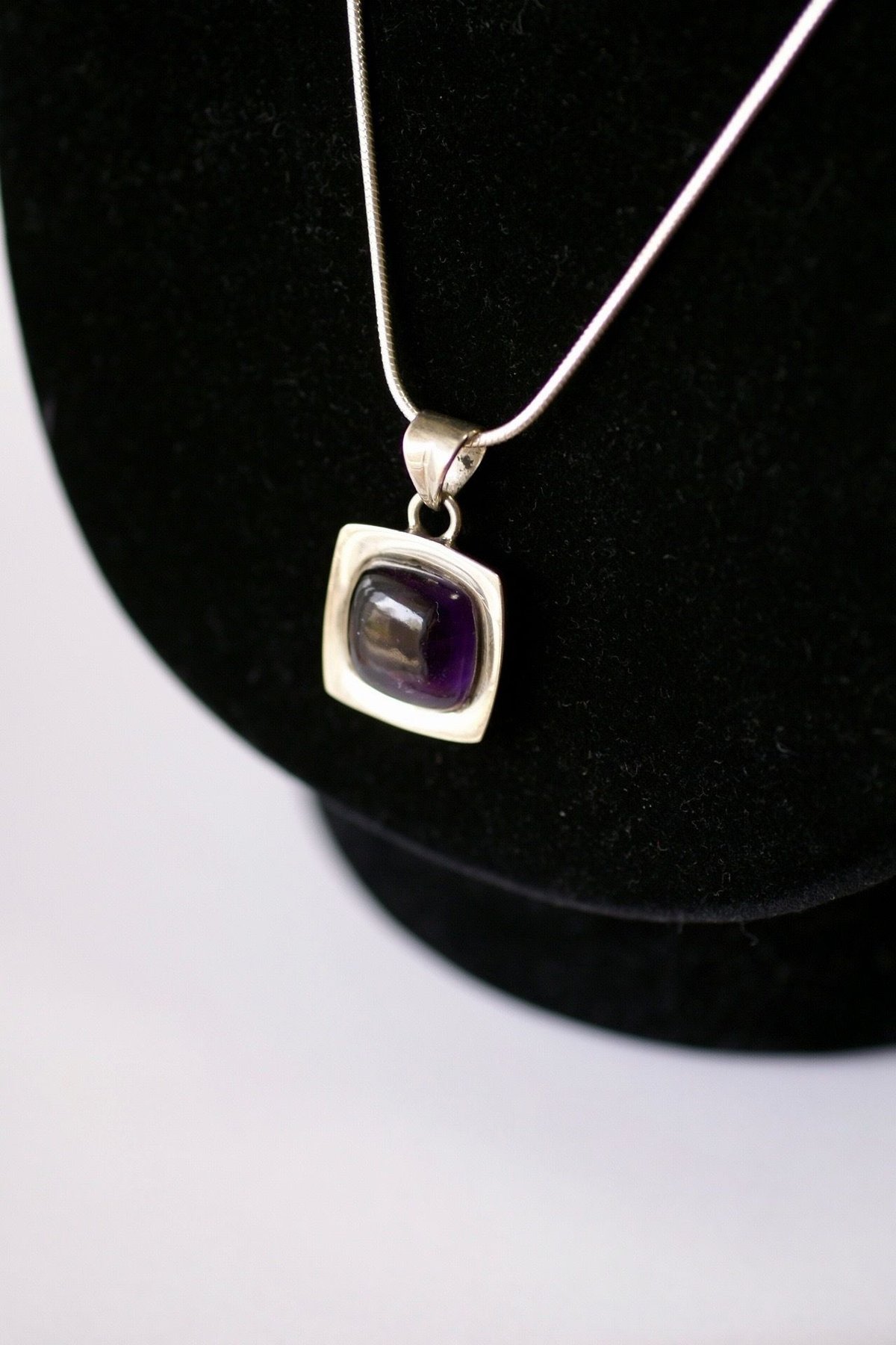 アメジスト 天然石ペンダントトップ シルバー925（a-4） | Ratna gemstones