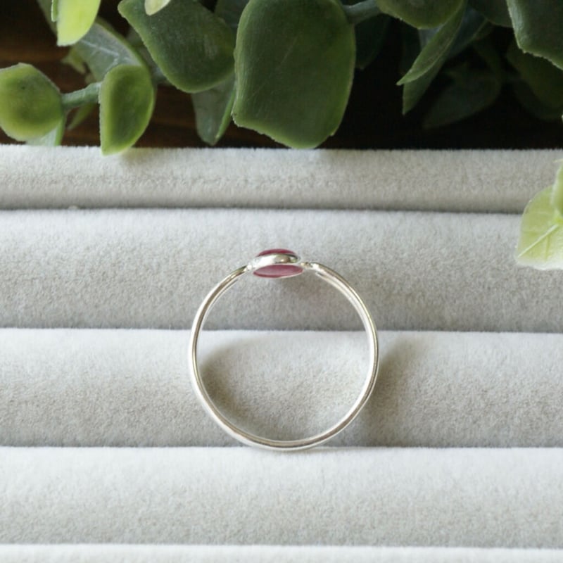 ピンク トルマリン リング シルバー925 約14号（sv-438-4）レビュー