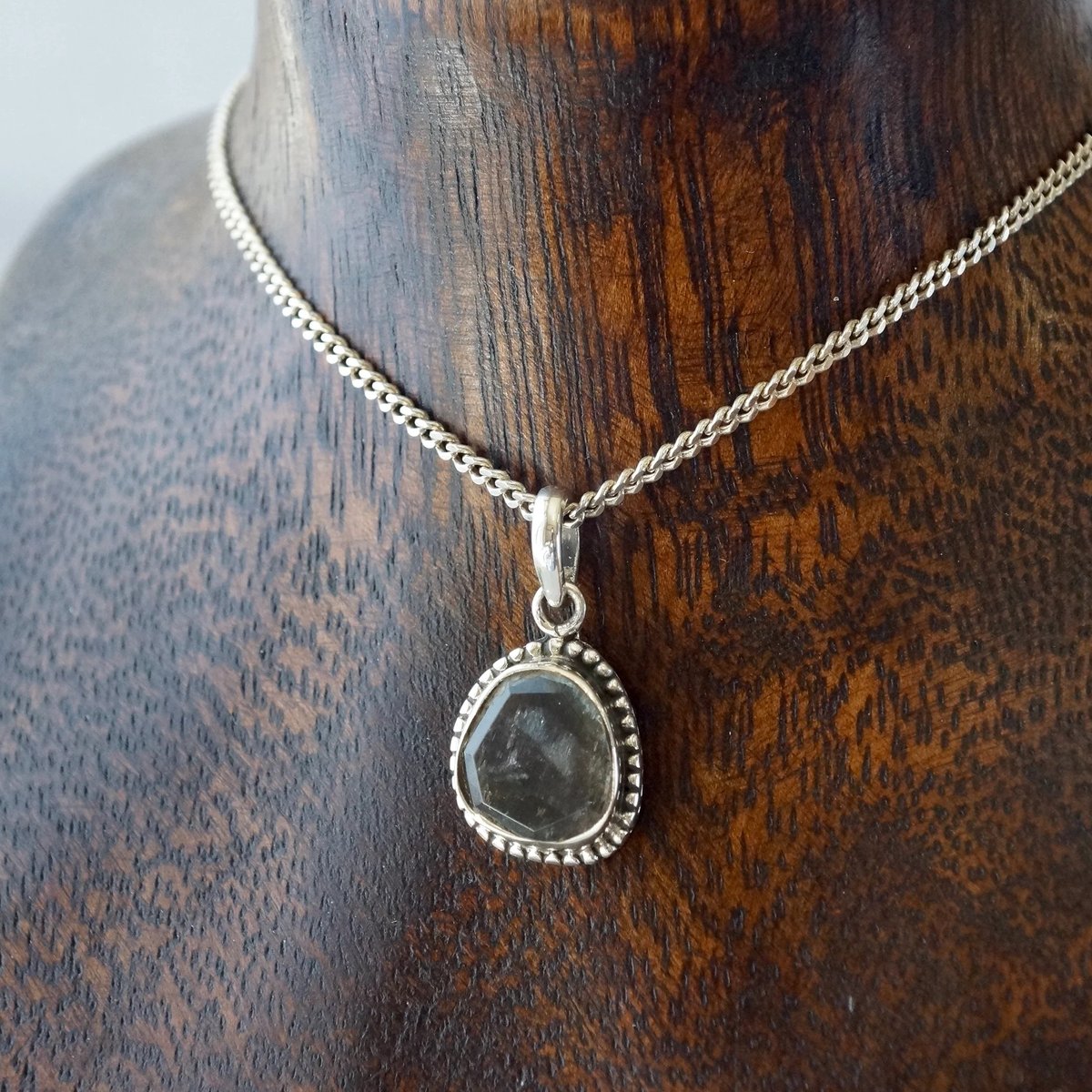 モスアクアマリン ペンダントトップ シルバー925 （sv-813） | Ratna