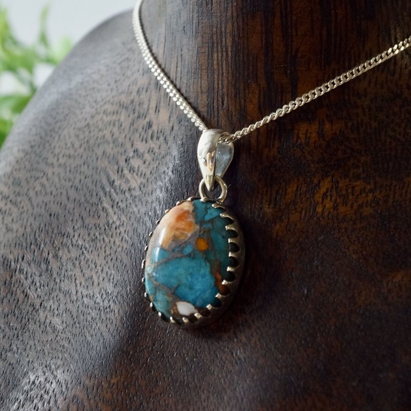 ♦Vintage♦ メキシコ製 シルバー925 ターコイズ スネーク ペンダント Vintage メキシコ製 シルバー925 ターコイズ スネーク ペンダント