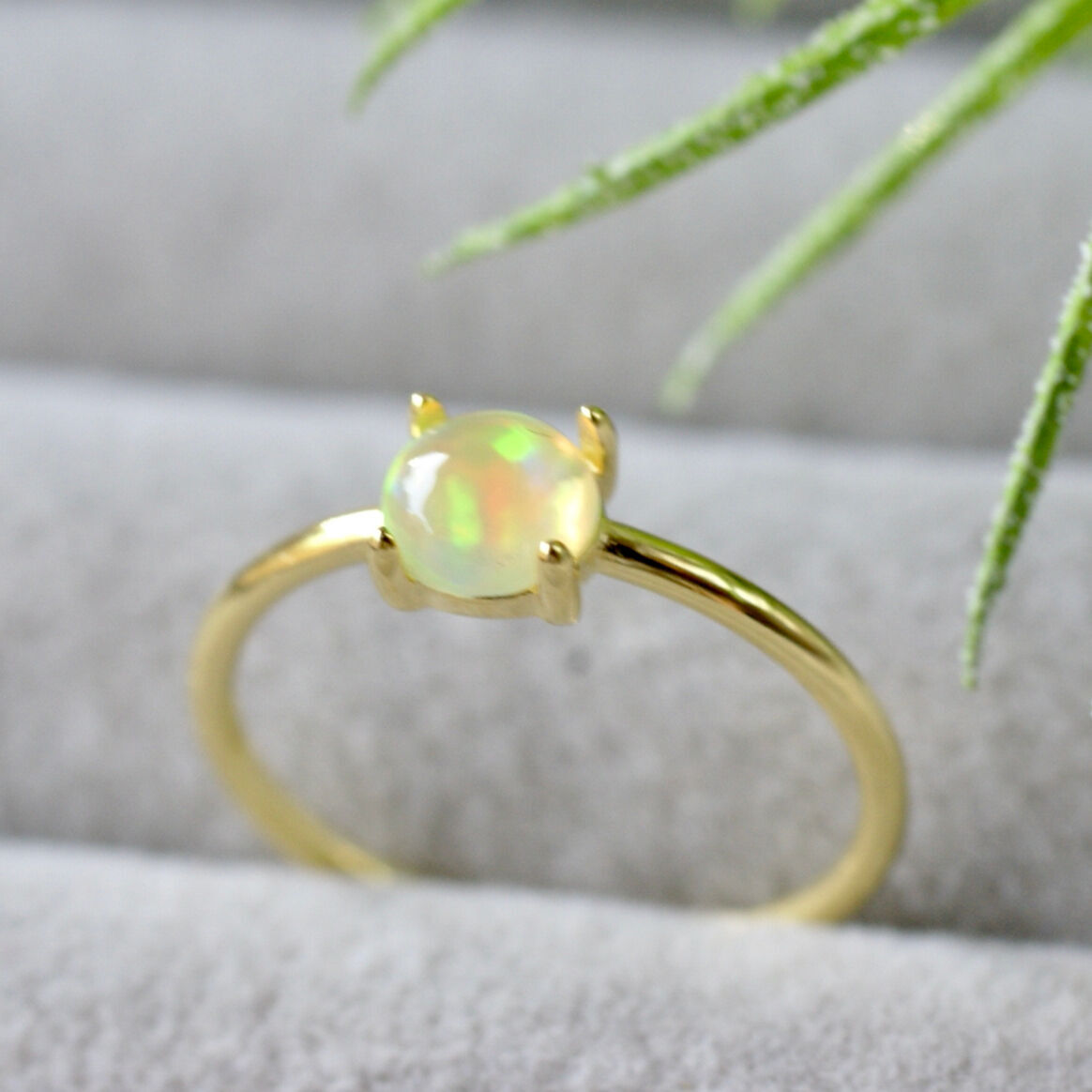 受注制作】エチオピアオパール リング 7号〜フリーサイズ/7号/9
