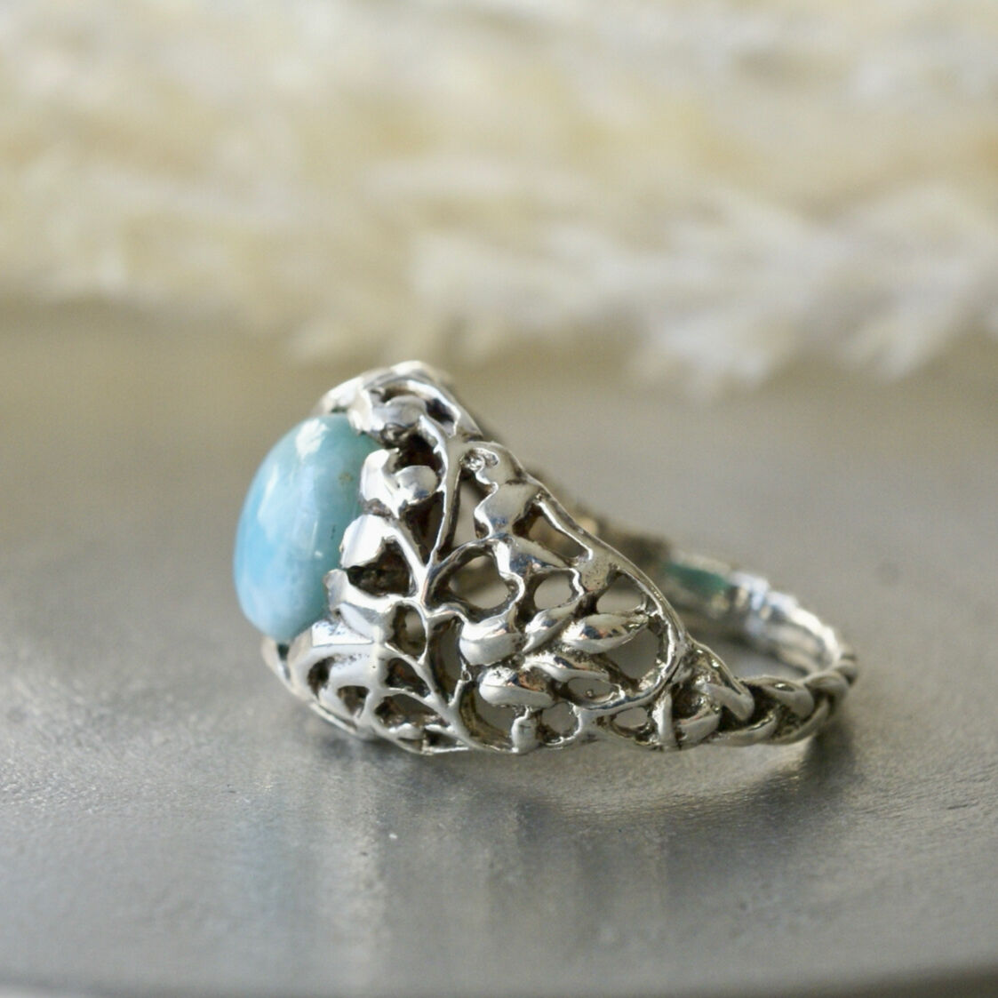 シルバー925 フラワーパターンリング14号 シルバー925 フラワーパターンリング14号