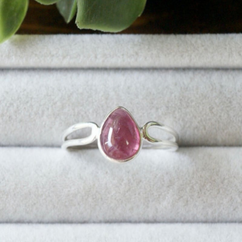 マリエ　天然　ピンクトルマリン　ペアシェイプ　ペンダントトップ　S925 マリエ様専用 天然 ピンクトルマリン ペアシェイプ ペンダントトップ