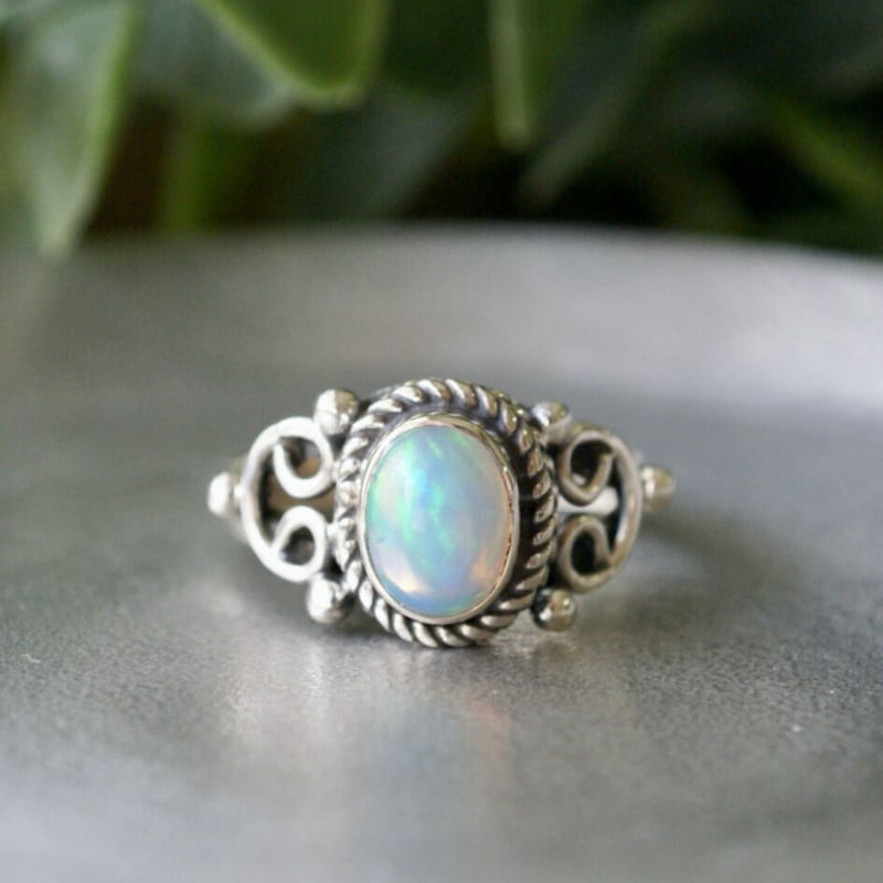 *カイラニ様*専用ページ*エチオピア産オパール　　　♢リング カイラニ様*専用ページ*エチオピア産オパール ♢リング