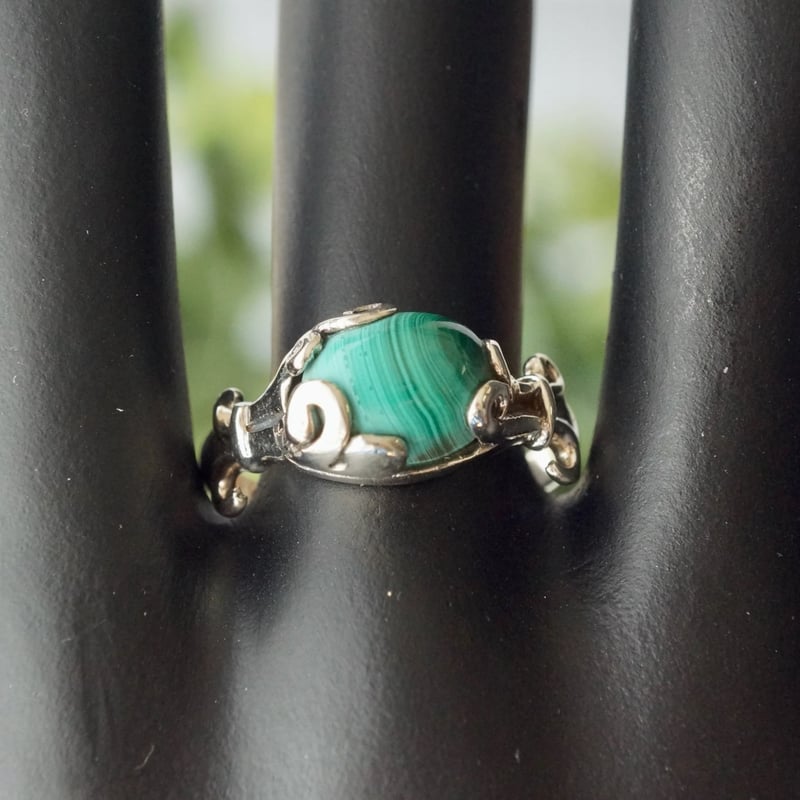 グリーンカイアナイト　シルバーリング 02c7129f1a719fbf40e1ad14fc997d