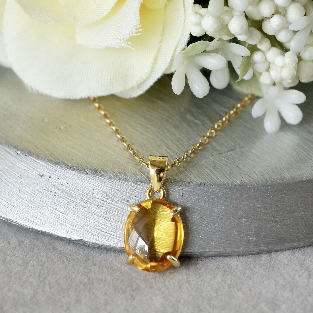 18金 18K スターサファイア　ペンダント　トップ　レディースチャーム 大きめ❗合成スターサファイア18kネックレストップ