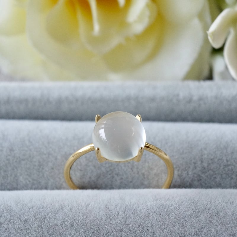 ムーンストーンの指輪！綺麗！フリーサイズ！ ムーンストーンの指輪！綺麗！フリーサイズ！