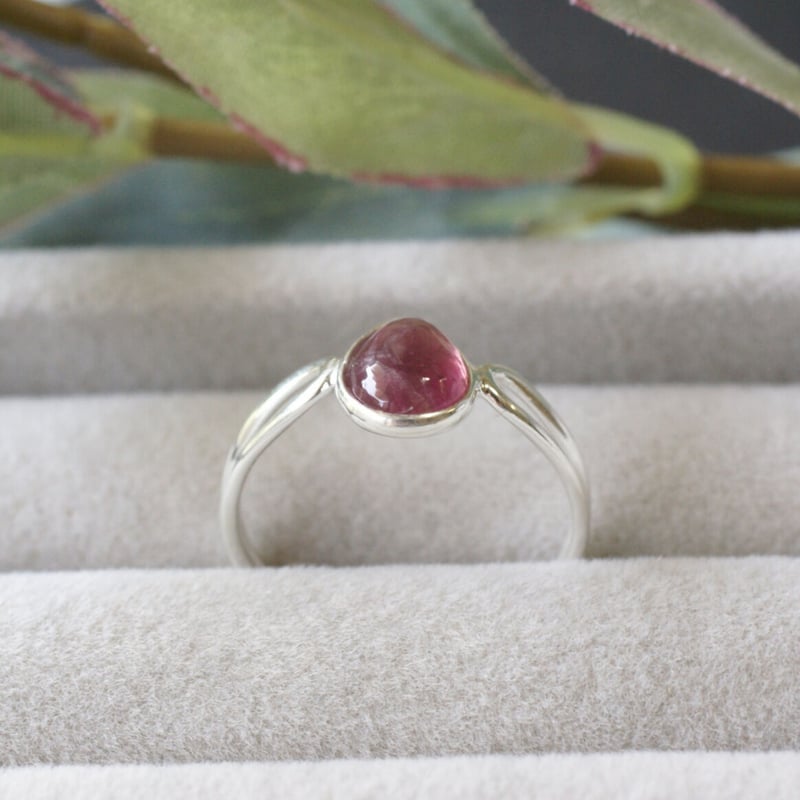 マリエ　天然　ピンクトルマリン　ペアシェイプ　ペンダントトップ　S925 Handmade】ピンクトルマリン ペンダントトップ 18kゴールド