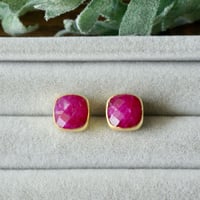 カーネリアン ペアーシェイプ スタッドピアス シルバー925（st
