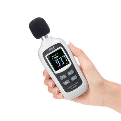 聴覚過敏の方の快適な音量を測定できる「デジタル騒音計」