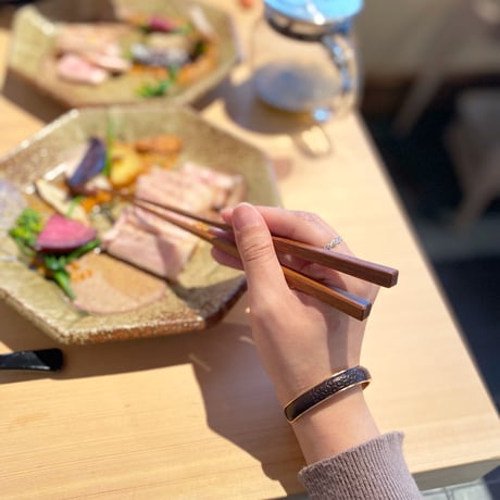 [Horween] Shell Cordovan - Bracelet  Stainless Steel with KIKKO pattern/ホーウィン・シェルコードバン　ブレスレット