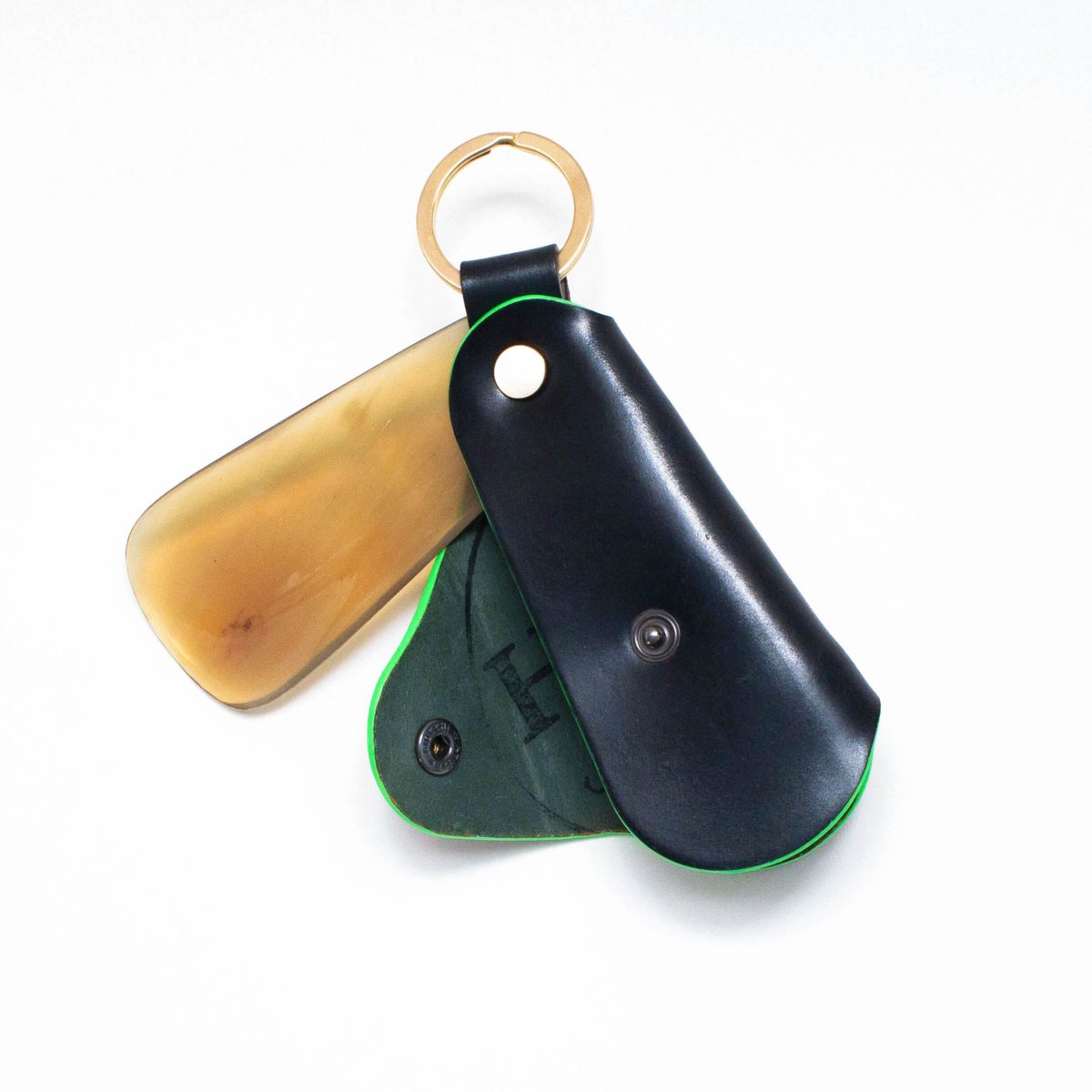 Horween] Shell Cordovan - Pocket Shoe Horn / ホ