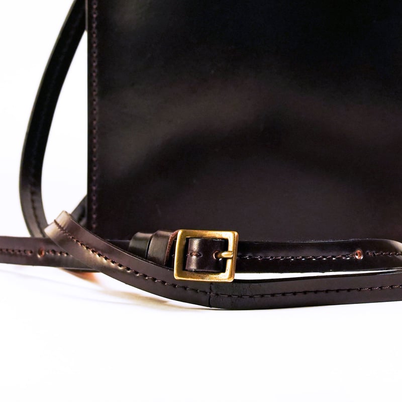 バッグ HORWEEN SHELL CORDOVAN CROSS-BODY BAG Limited Stock】Horween Shell Cordovan BOAT (LAR