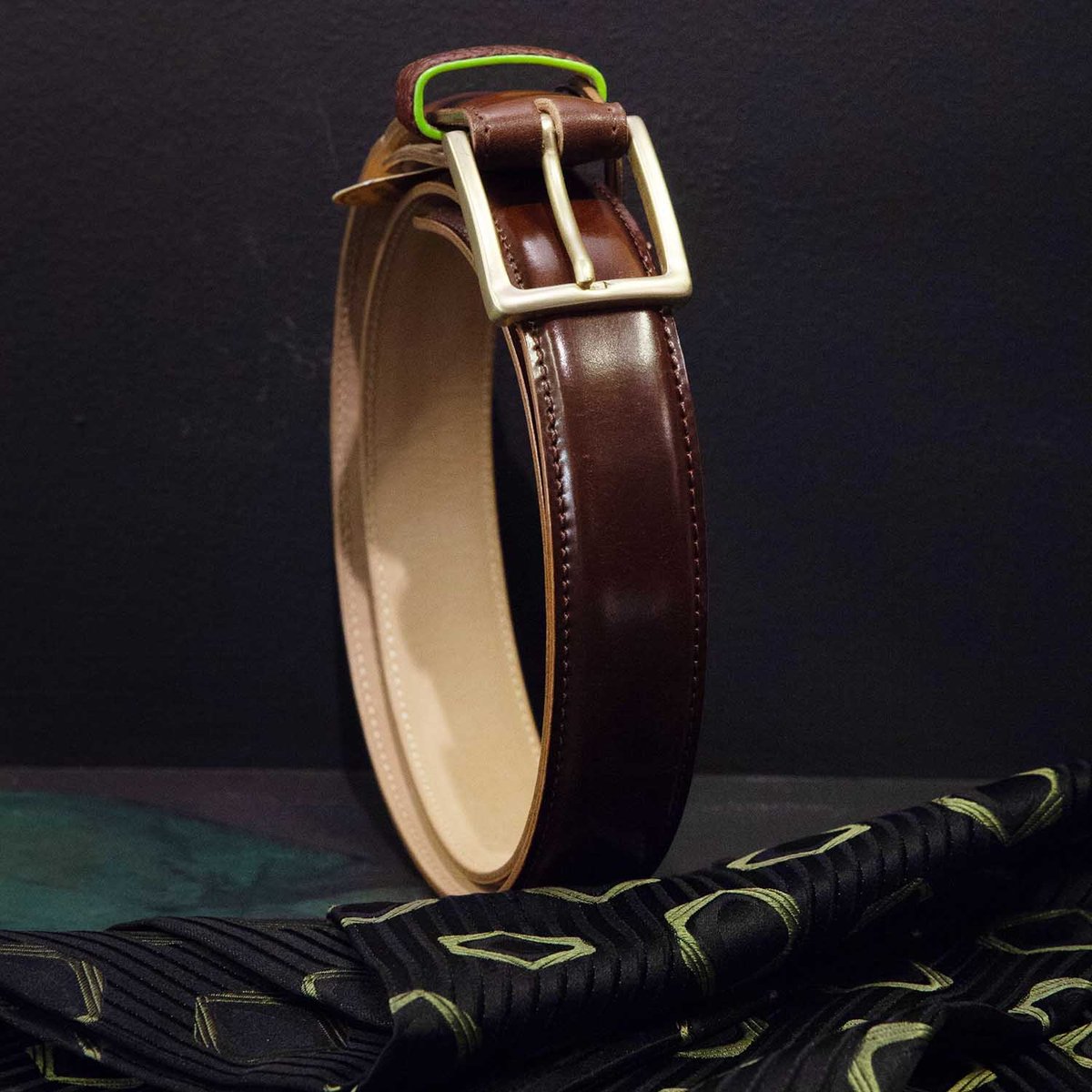 Limited Stock】Horween Shell Cordovan Dress Bel