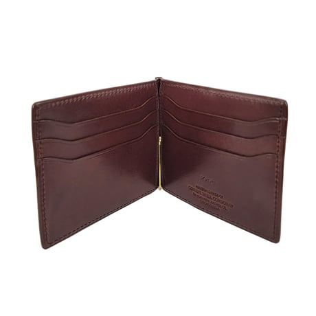 [Horween] Shell Cordovan-Money Clip Wallet / [ホーウィン・シェルコードバン] -マネークリップ ウォレット