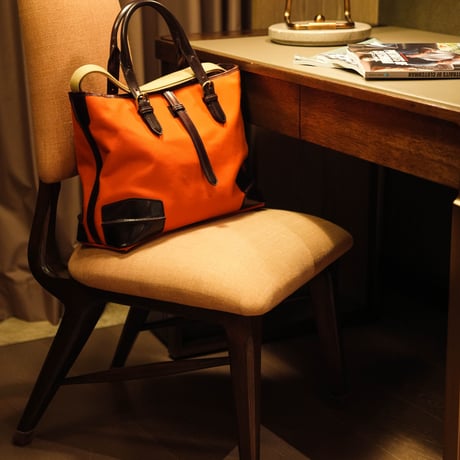 【Limited Stock】Horween Shell Cordovan BOAT (MEDIUM) Tote Bag  / ホーウィン・シェルコードバン　ボート（Mサイズ）トートバッグ