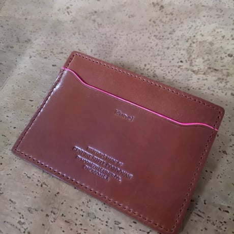 [Horween] Shell Cordovan - Pass Card Case / [ホーウィン・シェルコードバン] - パスカードケース