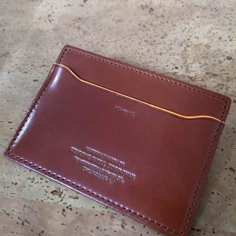 [Horween] Shell Cordovan - Pass Card Case / [ホーウィン・シェルコードバン] - パスカードケース